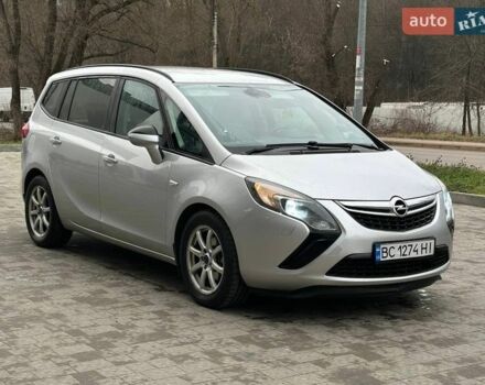 Серый Опель Зафира, объемом двигателя 1.96 л и пробегом 202 тыс. км за 7800 $, фото 1 на Automoto.ua