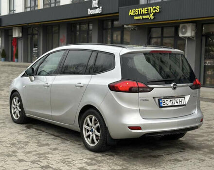 Серый Опель Зафира, объемом двигателя 1.96 л и пробегом 202 тыс. км за 7999 $, фото 5 на Automoto.ua