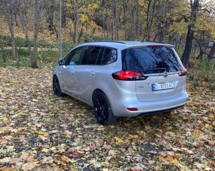 Серый Опель Зафира, объемом двигателя 2 л и пробегом 304 тыс. км за 9300 $, фото 5 на Automoto.ua