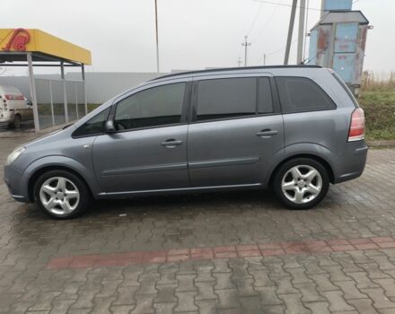 Серый Опель Зафира, объемом двигателя 1.9 л и пробегом 360 тыс. км за 5100 $, фото 3 на Automoto.ua