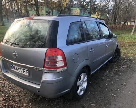 Серый Опель Зафира, объемом двигателя 1.9 л и пробегом 290 тыс. км за 5600 $, фото 6 на Automoto.ua