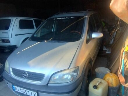 Серый Опель Зафира, объемом двигателя 2 л и пробегом 300 тыс. км за 1850 $, фото 1 на Automoto.ua