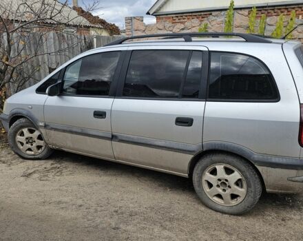 Серый Опель Зафира, объемом двигателя 2 л и пробегом 350 тыс. км за 1000 $, фото 1 на Automoto.ua