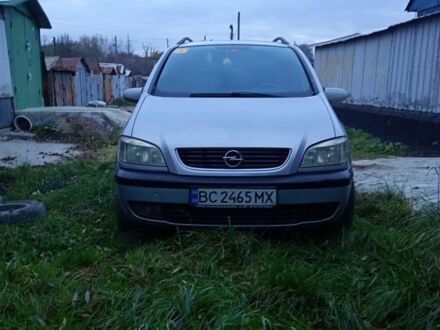 Серый Опель Зафира, объемом двигателя 1.8 л и пробегом 231 тыс. км за 3200 $, фото 1 на Automoto.ua