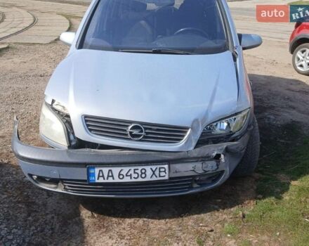 Серый Опель Зафира, объемом двигателя 2 л и пробегом 340 тыс. км за 1999 $, фото 1 на Automoto.ua