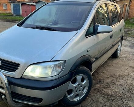 Серый Опель Зафира, объемом двигателя 2.2 л и пробегом 370 тыс. км за 2950 $, фото 1 на Automoto.ua