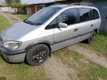 Сірий Опель Зафіра, об'ємом двигуна 1.6 л та пробігом 213 тис. км за 3700 $, фото 1 на Automoto.ua