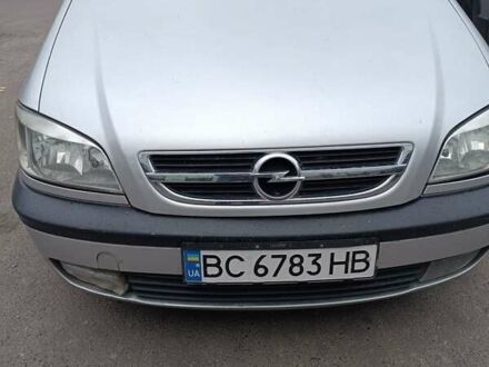 Серый Опель Зафира, объемом двигателя 1.95 л и пробегом 352 тыс. км за 2880 $, фото 1 на Automoto.ua