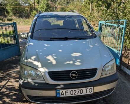 Серый Опель Зафира, объемом двигателя 1.6 л и пробегом 307 тыс. км за 3400 $, фото 1 на Automoto.ua