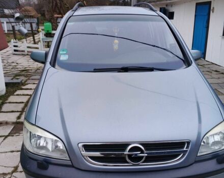 Серый Опель Зафира, объемом двигателя 1.8 л и пробегом 192 тыс. км за 3500 $, фото 1 на Automoto.ua
