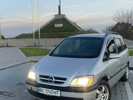 Сірий Опель Зафіра, об'ємом двигуна 2 л та пробігом 211 тис. км за 4300 $, фото 1 на Automoto.ua