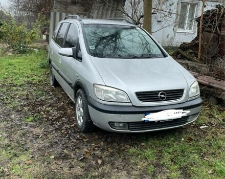 Сірий Опель Зафіра, об'ємом двигуна 2 л та пробігом 200 тис. км за 1700 $, фото 1 на Automoto.ua