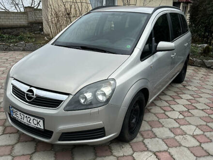 Серый Опель Зафира, объемом двигателя 1.91 л и пробегом 410 тыс. км за 4300 $, фото 1 на Automoto.ua