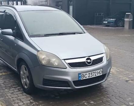 Серый Опель Зафира, объемом двигателя 1.91 л и пробегом 265 тыс. км за 5200 $, фото 1 на Automoto.ua