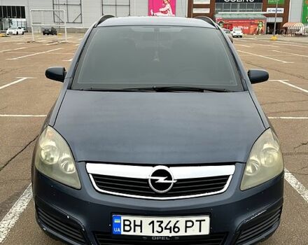 Сірий Опель Зафіра, об'ємом двигуна 1.9 л та пробігом 450 тис. км за 5000 $, фото 1 на Automoto.ua