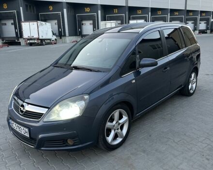 Серый Опель Зафира, объемом двигателя 1.9 л и пробегом 350 тыс. км за 7100 $, фото 1 на Automoto.ua