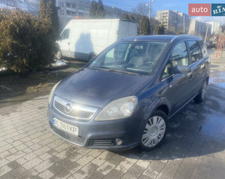 Серый Опель Зафира, объемом двигателя 1.91 л и пробегом 310 тыс. км за 4500 $, фото 1 на Automoto.ua