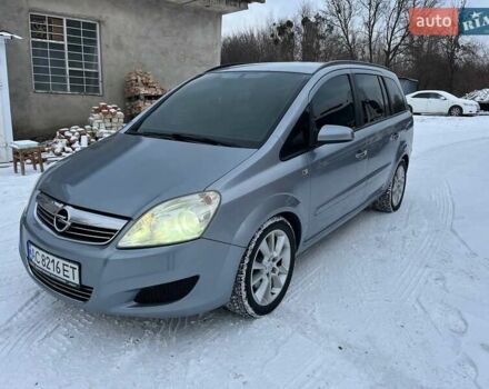 Сірий Опель Зафіра, об'ємом двигуна 1.91 л та пробігом 348 тис. км за 4800 $, фото 1 на Automoto.ua