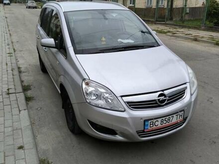 Серый Опель Зафира, объемом двигателя 1.69 л и пробегом 325 тыс. км за 5500 $, фото 1 на Automoto.ua