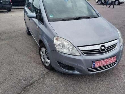 Серый Опель Зафира, объемом двигателя 1.6 л и пробегом 172 тыс. км за 6450 $, фото 1 на Automoto.ua
