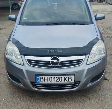 Серый Опель Зафира, объемом двигателя 1.7 л и пробегом 225 тыс. км за 6800 $, фото 1 на Automoto.ua