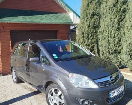 Серый Опель Зафира, объемом двигателя 1.8 л и пробегом 201 тыс. км за 7500 $, фото 1 на Automoto.ua