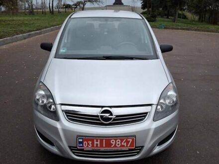 Серый Опель Зафира, объемом двигателя 1.6 л и пробегом 191 тыс. км за 5800 $, фото 1 на Automoto.ua