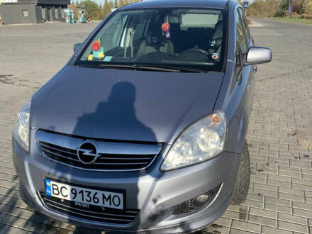 Серый Опель Зафира, объемом двигателя 1.7 л и пробегом 265 тыс. км за 6950 $, фото 1 на Automoto.ua