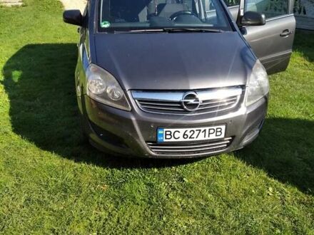 Серый Опель Зафира, объемом двигателя 1.7 л и пробегом 200 тыс. км за 7700 $, фото 1 на Automoto.ua
