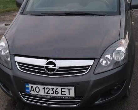 Серый Опель Зафира, объемом двигателя 1.7 л и пробегом 194 тыс. км за 7750 $, фото 1 на Automoto.ua