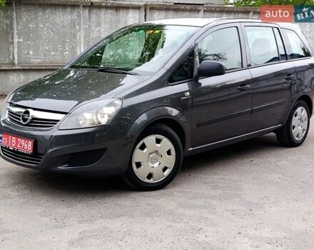 Серый Опель Зафира, объемом двигателя 1.8 л и пробегом 216 тыс. км за 7350 $, фото 1 на Automoto.ua