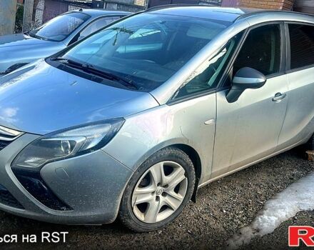 Серый Опель Зафира, объемом двигателя 1.6 л и пробегом 200 тыс. км за 7300 $, фото 1 на Automoto.ua