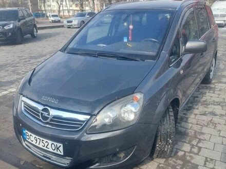 Серый Опель Зафира, объемом двигателя 1.7 л и пробегом 200 тыс. км за 7500 $, фото 1 на Automoto.ua