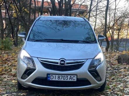 Серый Опель Зафира, объемом двигателя 2 л и пробегом 304 тыс. км за 9300 $, фото 1 на Automoto.ua
