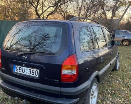 Синий Опель Зафира, объемом двигателя 2 л и пробегом 3 тыс. км за 1900 $, фото 3 на Automoto.ua