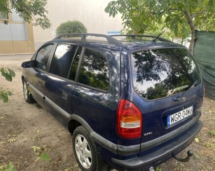 Синій Опель Зафіра, об'ємом двигуна 2 л та пробігом 260 тис. км за 1650 $, фото 2 на Automoto.ua