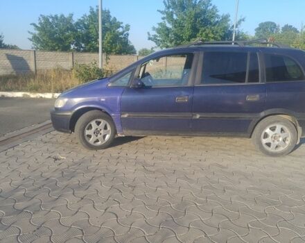 Синій Опель Зафіра, об'ємом двигуна 2 л та пробігом 423 тис. км за 3600 $, фото 2 на Automoto.ua