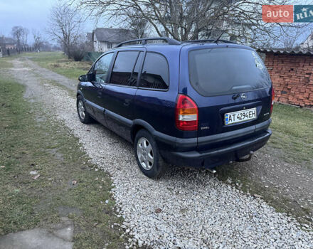 Синий Опель Зафира, объемом двигателя 1.8 л и пробегом 307 тыс. км за 2399 $, фото 7 на Automoto.ua