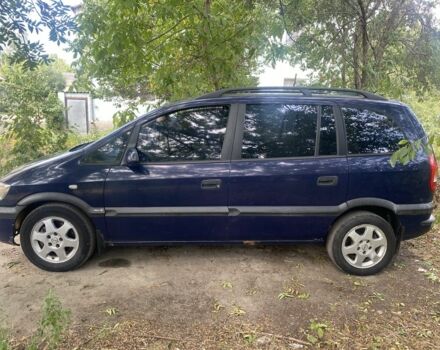 Синій Опель Зафіра, об'ємом двигуна 2 л та пробігом 260 тис. км за 1650 $, фото 1 на Automoto.ua