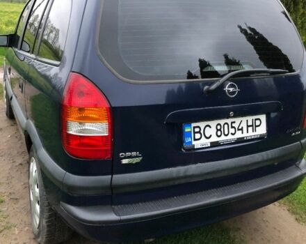Синий Опель Зафира, объемом двигателя 0 л и пробегом 260 тыс. км за 2800 $, фото 4 на Automoto.ua