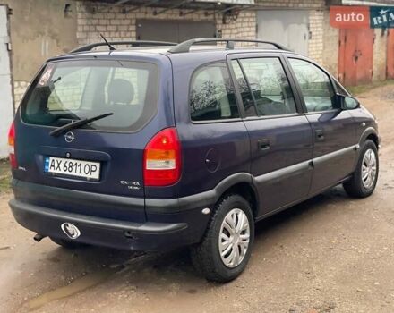 Синий Опель Зафира, объемом двигателя 1.8 л и пробегом 250 тыс. км за 3450 $, фото 3 на Automoto.ua