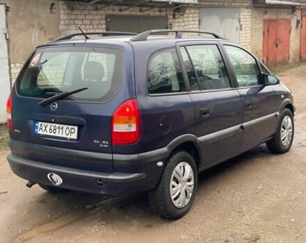 Синий Опель Зафира, объемом двигателя 1.8 л и пробегом 250 тыс. км за 3450 $, фото 3 на Automoto.ua