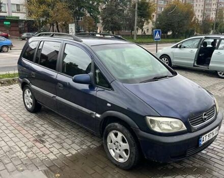 Синий Опель Зафира, объемом двигателя 1.8 л и пробегом 407 тыс. км за 2800 $, фото 14 на Automoto.ua