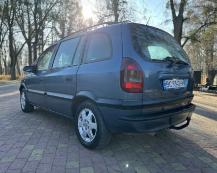 Синий Опель Зафира, объемом двигателя 2 л и пробегом 280 тыс. км за 2650 $, фото 7 на Automoto.ua