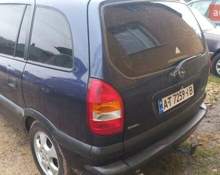 Синій Опель Зафіра, об'ємом двигуна 2 л та пробігом 400 тис. км за 1500 $, фото 2 на Automoto.ua