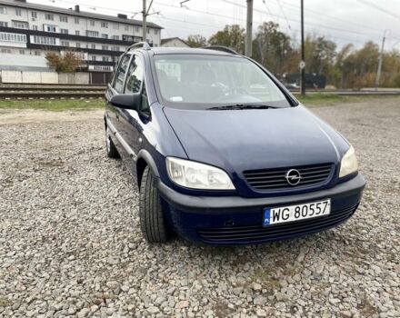 Синій Опель Зафіра, об'ємом двигуна 2 л та пробігом 200 тис. км за 2300 $, фото 3 на Automoto.ua