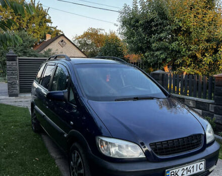 Синій Опель Зафіра, об'ємом двигуна 2 л та пробігом 400 тис. км за 3800 $, фото 2 на Automoto.ua
