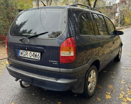 Синій Опель Зафіра, об'ємом двигуна 2 л та пробігом 300 тис. км за 1900 $, фото 5 на Automoto.ua