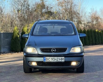 Синий Опель Зафира, объемом двигателя 2 л и пробегом 280 тыс. км за 2650 $, фото 3 на Automoto.ua