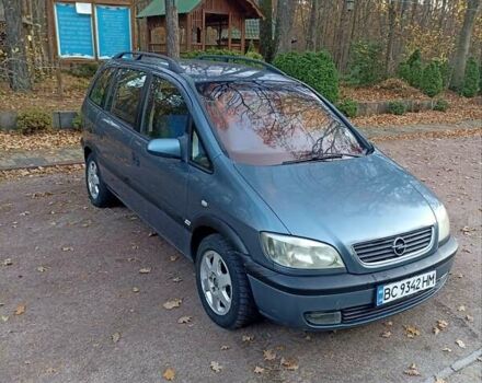 Синий Опель Зафира, объемом двигателя 2 л и пробегом 361 тыс. км за 2500 $, фото 7 на Automoto.ua